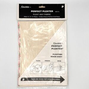 Clotilde Inc Perfect Pleater 2015 Fabric Pleating Tool Sewing Crafting New